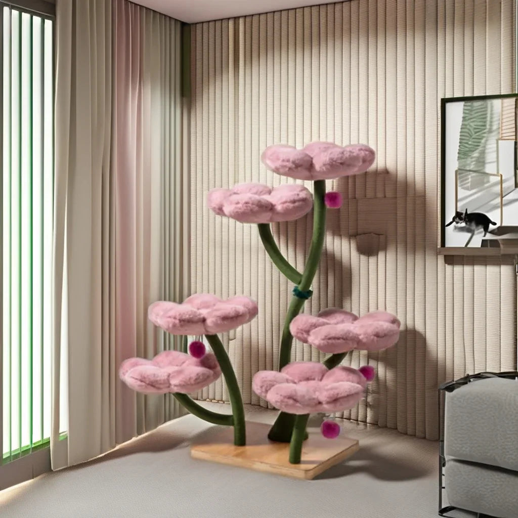 Flower-themed Tree Tower
