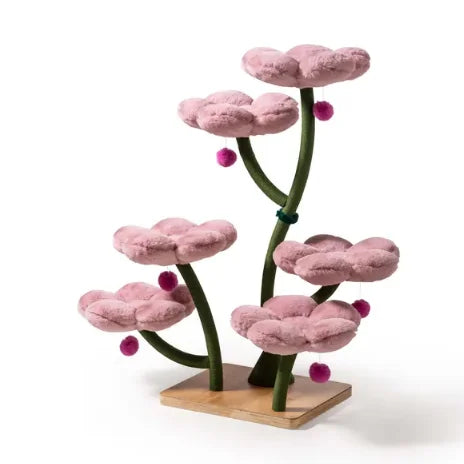 Flower-themed Tree Tower